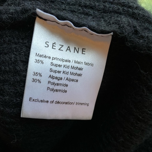 Sezane Marcel Jumper in Black size S - Picture 9 of 9